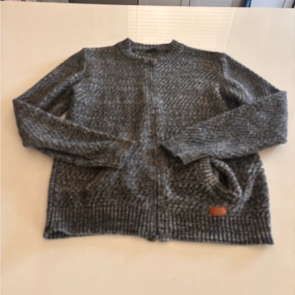 Gray Women's Cardigan Sweater - Picture 1 of 9
